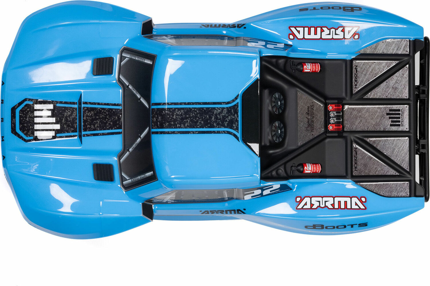 1/10 FURY MEGA 550 2WD Short Course Truck RTR with Battery & Charger, Blue
